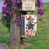 4th of July Patriotic Welcome Garden Flag 12.5 x 18 Inch Independence Day Memorial USA Flag Double Sided Burlap Flag for Anniversary Decor...