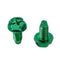 10-32 x 3/8 Hex Head Grounding Screw, Combination Grounding Screws for Electrical Junction Boxes, Metal Outlet and Switch Boxes, Carbon Steel Grou...