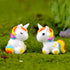MAOMIA Miniature Unicorn Figurines Statue, Rainbow Unicorn Cake Toppers Decoration Moss Landscape DIY Terrarium Crafts Ornament Home Decor(Pack of...