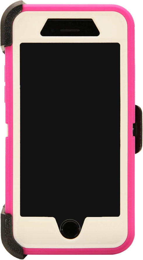 Hand-e Belt Clip Cover for iPhone SE 3rd & 2nd GEN 2022-2020 / iPhone 8 / iPhone 7 (4.7”) 2-in-1 Protective Defender Case w Screen Protector & Hol...