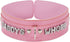 paloli Women Pink Leather Choker Necklace, Punk Gothic Black Fluffy Name Letters Collar Leash Neck Jewelry...