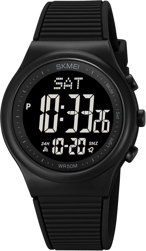 CakCity Digital Watch for Women Waterproof Stopwatch Sports Watches for Mens and Womens Unisex Outdoor Rubber Strap Multifunction Wristwatch with ...