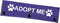 Rescue Dog Leash Sleeve Adopt Me Dog Leash Wrap Pet Adoption Patch (Adopt Me)...