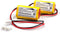 (2-Pack) 3.6V 800mAh CUSTOM-142 NICD Battery Pack Replacement for Chloride Interstate Sonnenschein 100003A098 930023, for Self Power Lighting 9300...