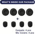 Ear Cushions for Plantronics Headset Replacement Ear Pads Compatible with Plantronics HW251N HW261N HW510 HW520 Blackwire C320 3210 3220 3320 Jabr...