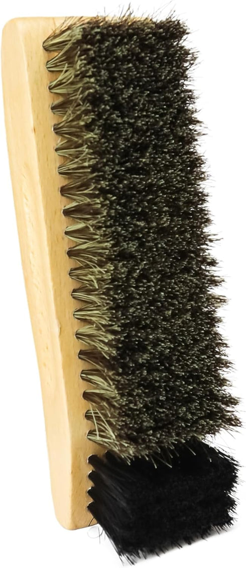 Shoe Polish Brush 2 in 1 | Gives Instant Shine To Your Leather Shoes | For Polishing And Buffing Leather Surfaces...