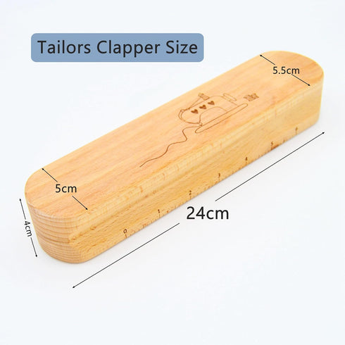 Hardwood Tailors Clapper for Ironing and Quilting,LINXIAO Professional Sewing Tool for Flattening Fabrics,Sewing and Point Pressing 1...