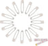 Diaper Pins, White Color Nappy Safety Pins Hold Clip Locking Cloth, Pack of 50...