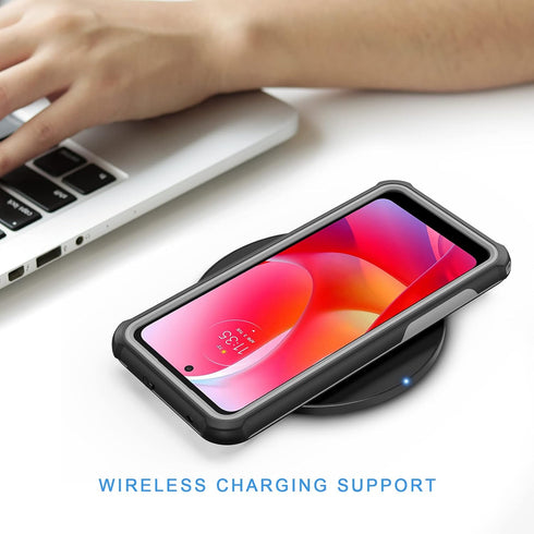 Lanhiem for Motorola Moto G Power 2022 Case, IP68 Waterproof Dustproof Shockproof Case with Built-in Screen Protector, Full Body Heavy Duty Protec...