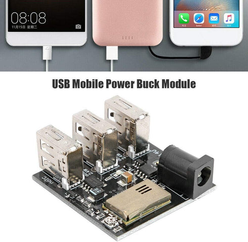 Gump's grocery 9V/12V to 5V 8A USB Power Bank Step-Down Boost Module Mini 3 USB Charging Module......