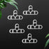 10mm 3/8 inch 100pcs Bricklaying Spacer Brick Wall Spacer Stone Wall Spacer Deck Board Paver Tile Leveling System Clips Traditional Brick Spacer B...