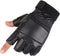 Long Keeper Fingerless Genuine Leather Men Gloves Half Finger Driving Cycling Bike Motorcycle Outdoor Sport Gloves...
