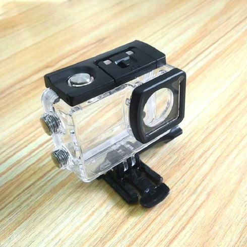 sjcam sj6 Legend 4k Water case-Acouto Waterproof Housing Case,2.9x2.4x1.3in Transparent Underwater Diving Housing Waterproof Camera Case for SJCAM...