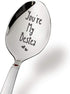 Best Friendship Spoon for Friends Women Girls - Funny Tea Spoon You're My Bestea Spoon Engraved for Tea Lovers - Perfect for Birthday/Valentine/Ch...