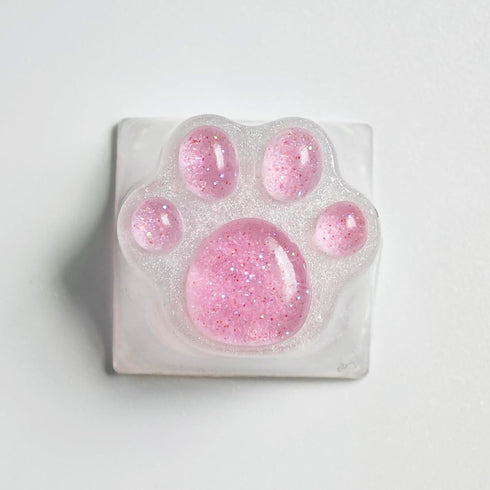 Cat Claw Keycap Backlight Keycap Cute Resin Keycap ESC Keycap Replacement for Cherry MX Switch Mechanical Keyboard DIY Decoration (Pink)...