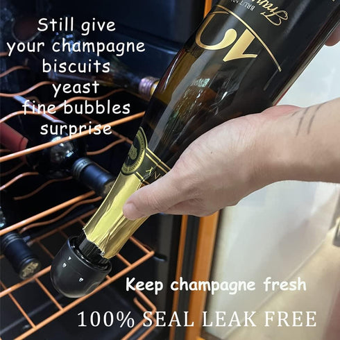 Champagne and Wine stoppers, (4Pack) SunDiao Champagne and Wine Sealer, Reusable Silicone Leakproof Champagne & Wine Stoppers, Keep Champagne and ...