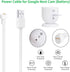 Power Adapter Compatible with Google Nest Cam Outdoor or Indoor, Battery - 6.5ft/2m Weatherproof Outdoor Charger Cable Power Your Nest Cam (Batter...