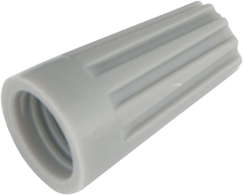 Gardner Bender, Grey 25-001 WireGard Screw Connectors, 22-16 AWG, Electrical Wire Nut, 25 pk, 25 Pack, Count...