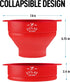 Zulay Microwave Popcorn Popper Bowl Maker with Lid - Collapsible, BPA-Free Silicone, Dishwasher Safe, Wide Spacious Size, No Oil Needed - Family M...