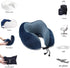 Travel Pillow, Best Memory Foam Neck Pillow Head Support Soft Pillow for Sleeping Rest, Airplane Car & Home Use (Dark Blue)...