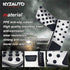 Compatible with Non-Slip Foot Pedal Pads Jeep Wrangler 2007-2018 JK JKU ,AT No Drilling Aluminum Brake and Accelerator Pedal Covers...