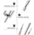 Toddmomy Air Fryer Rotisserie Forks Stainless Steel Air Fryer Fork Air Fryer Accessories Grill Forks for BBQ Home Kitchen Outdoor Camping?Silver?...