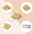 TXIN 6 Pieces Turn Locks Purse Clasp Thumb Lock Purse Buckle Fasteners Purse Hardware for DIY Craft Leather Bag Crochet Handbags Making,4 Colors...