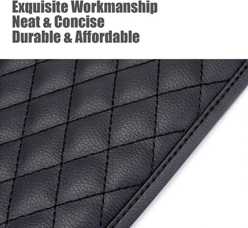 ESKONKE Car Center Console Cover PU Leather Auto Armrest Cover - Scratch Resistant/Wear-Resistant/Waterproof Universal Car Armrest Storage Box Int...
