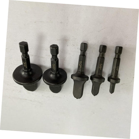 5pcs Copper Expander Black Hose Piping Kit Specialty Tools Air Conditioner Copper Tube Expander Swaging Tool Copper Expander Tool Manual Flaring T...