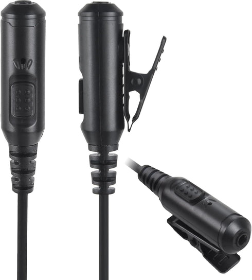 2 Pin Ptt Mic Earpiece Two Way Radio Headset for Motorola Walkie Talkie...