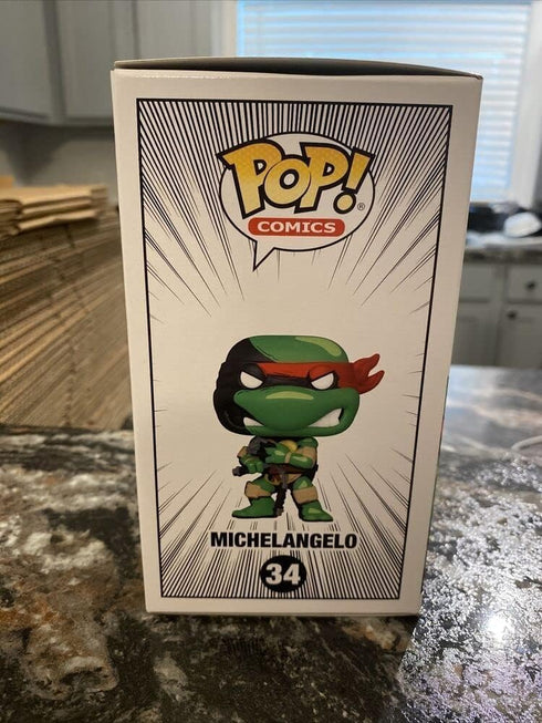 Pop! Comics Teenage Mutant Ninja Turtles: Michelangelo Previews Exclusive Vinyl Figure...