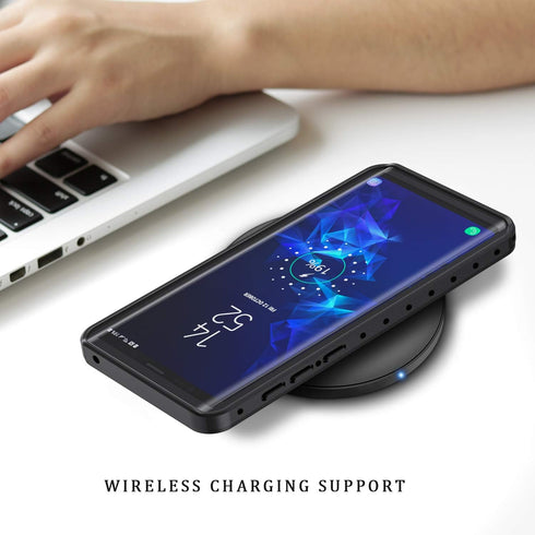 Lanhiem for Galaxy Note 9 Phone Case, IP68 Waterproof Dustproof Shockproof Case with Built-in Screen Protector, Full Body Underwater Protective Cl...