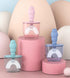 New Children Child 360 Kids U Shape Kids Manual Toothbrush U-Shape Baby Silicone Toothbrush 360 Degree for Kids 2-7 (Blue)...