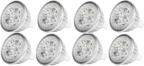 4W LED MR16 Bulbs 12V 4W LED Spotlight Bulb for Landscape Track Light, MR16 GU5.3 Base,12 Volt,4W(35W Equivalent Halogen Replacement),Cool White 6...