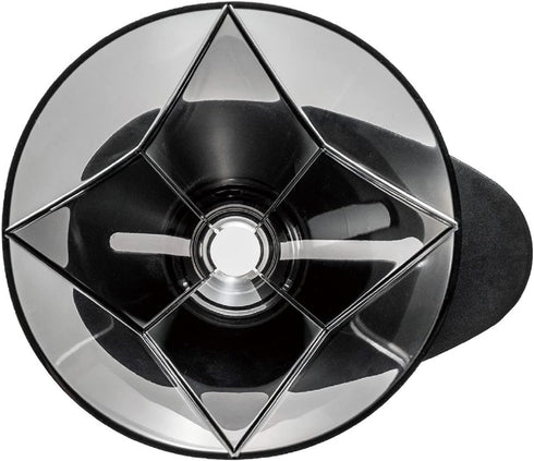 Hario V60 "Mugen" Plastic Coffee Dripper, Size 02, Clear Black...