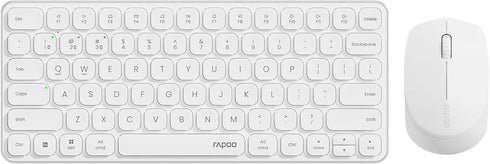 Rapoo 9010M Multi-Device Keyboard and Mouse Combo, 2.4GHz/Bluetooth 5.0/4.0 Wireless Keyboard & Mouse Set for Windows/Mac/Linux/Chrome, Support 4 ...