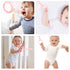 SAFIGLE Cribs 4pcs Baby Pull up Rings Baby Standing Walker Crib Tool Ring Baby Playpen Crib Hook Help Baby Stand Up Walking Training Tool for Newb...