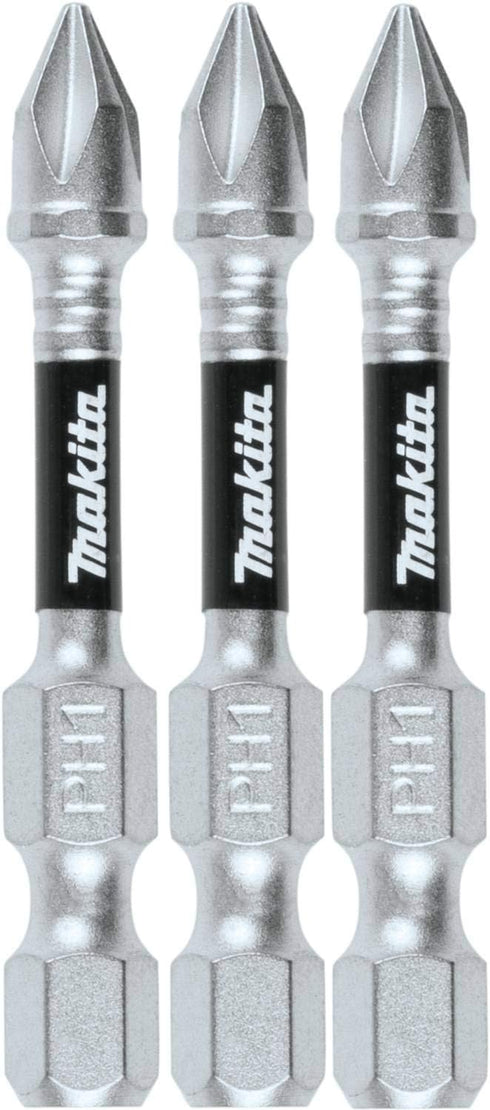 Makita E-00767 Impact XPS™ #1 Phillips 2" Power Bit, 3/pk...