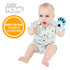 ® Teething Mitten | The Original Teething Paw | Safe Silicone Teething Toy or Teething Ring Provides Self-Soothing Teething Relief | Dino Blue Tee...