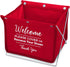 Mediz Foldable Shoe Cover Holder (Red) with Bonus: 1 Door Hanger Double Sided - Please Use Shoe Covers...