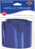 Beistle Gleam 'N Streamer Metallized Streamer, 2-Inch by 200-Feet, blue (55365-B)...
