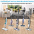 Fushing 7Pcs Steam Mop Pads, Washable Microfiber Cleaning Steamer Replacement Pads for Shark Steam & Spray Mop S3101 S3251 SK460 SK410 S3101n2 S32...