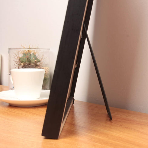 HAPY SHOP 10 Pieces Black Easel Back Iron Photo Frame Easel Back Stand Picture Frame Easel Back with 30 Pieces Screws and 2 Pieces Screwdriver for...
