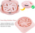 2PCS Slow Feeder Dog Bowls Small Dog, Non-Slip Puzzle Dog Bowl Slow Eating, Interactive Bloat Stop Dog Bowls, Anti-Gulping Pet Slower Food Feeding...