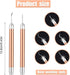 2pcs LED Weeding Tools for Vinyl with 5 Kinds of Hooks, Craft Weeding Tools for Vinyl with Light, Pin Pen Weeding Tool Set for Silhouettes Cutting...