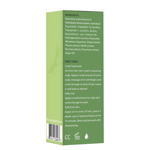 Organic Rosemary Oil For Hair Growth 3.1 FL OZ, Pure Natural Scalp Hair Growth Oil With Essential Oils, Rosemary Hair Oil Nourishing Treatment For...