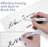 Monitor Memo Board, 2 pcs Magnetic Whiteboard Memo Board for Desktop, Dry Erase Memo Board with 3 pens...