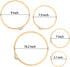 Similane 5 Pieces Embroidery Hoops Bamboo Circle Cross Stitch Hoop Ring 5 inch to 10 inch for Embroidery and Cross Stitch...