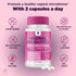 Vaginal Probiotics for Women Digestive Enzymes Gut Health PH Balance Pills, Women's Probiotic + Prebiotic Cranberry D Mannose Weight Loss UTI Vagi...