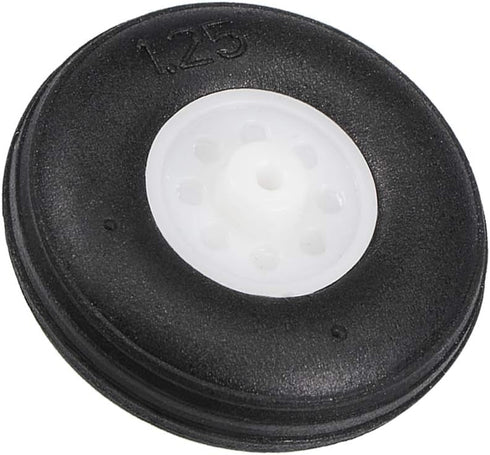 uxcell Tire and Wheel Sets for RC Airplane,PU Sponge Tire with Plastic Hub,1.25" 2pcs...